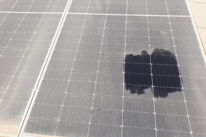 dust on pv panels